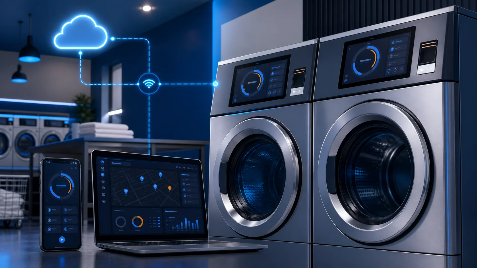 Ticari Çamaşırhane IoT Platformu