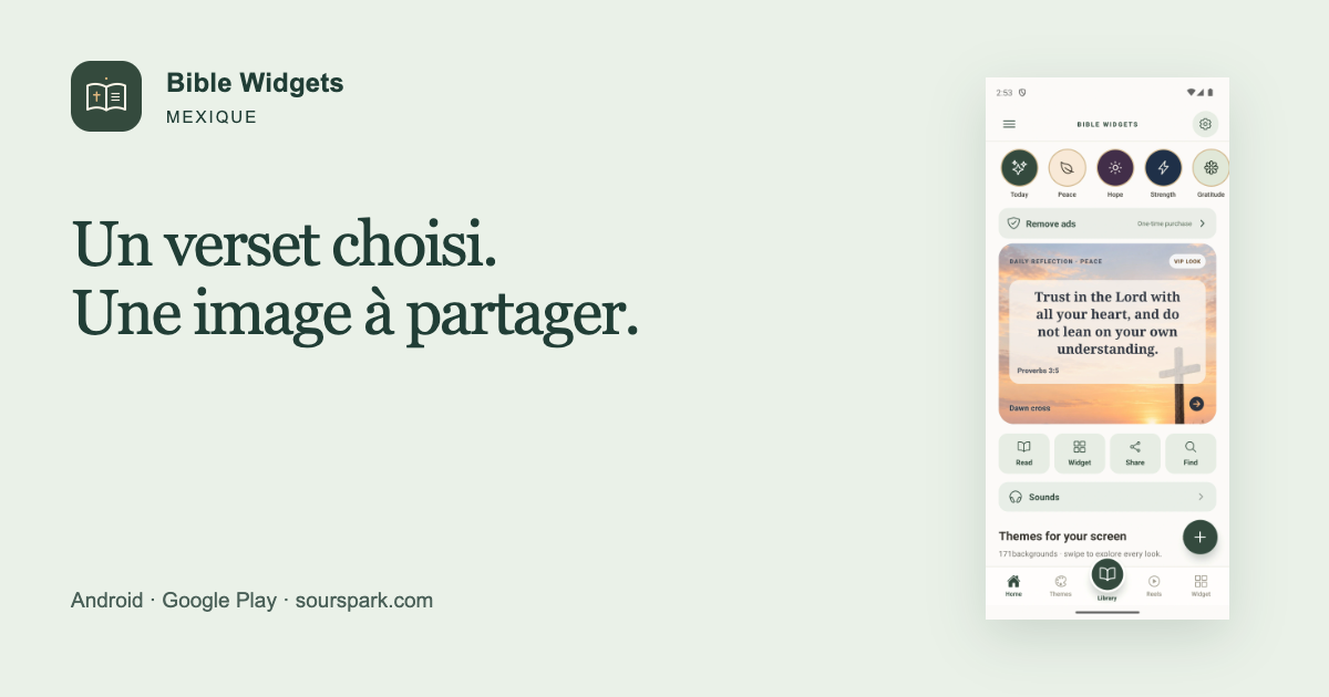 Bible Widgets au Mexique : partager un verset en image