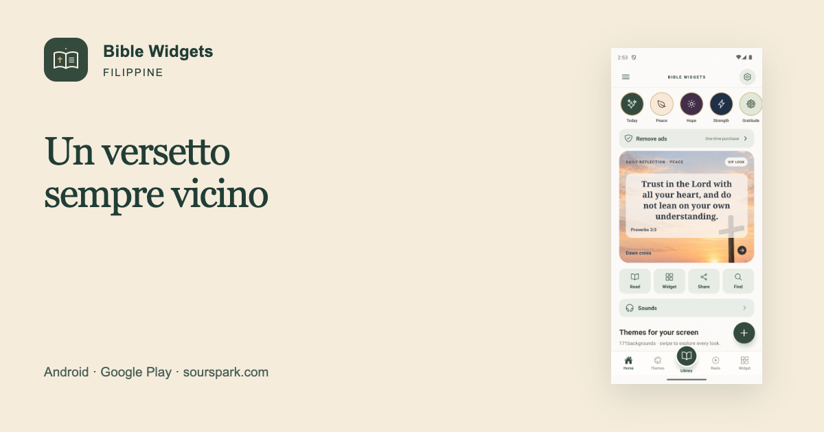 Bible Widgets nelle Filippine: crea un’immagine con un versetto