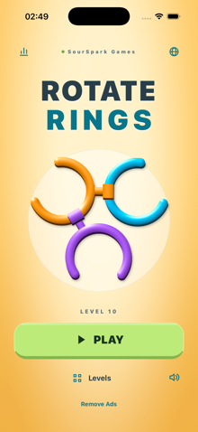Rotate Rings: Cosmic Puzzle — Store-Bild