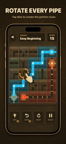 Water Grid Puzzle — Store-Bild