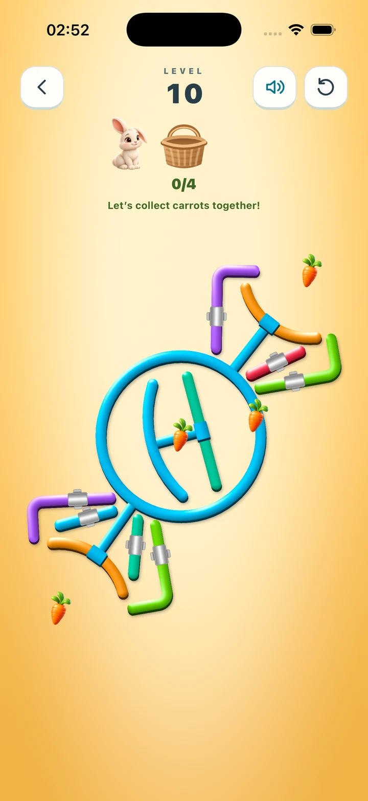 Ring puzzle — Rotate Rings: Cosmic Puzzle