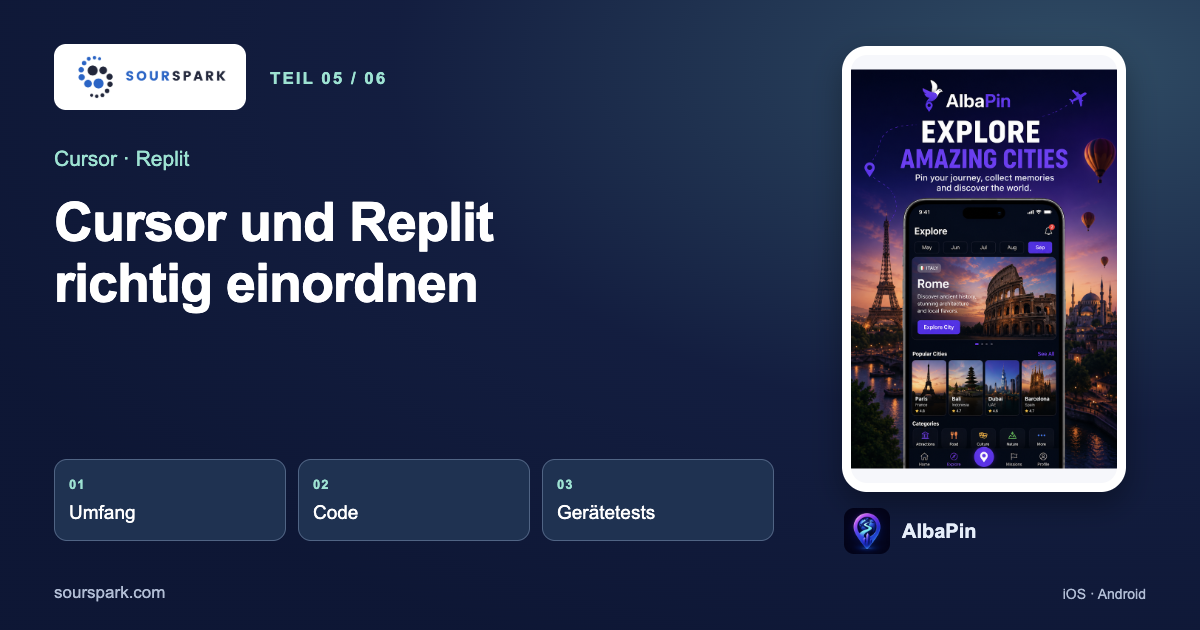 Mobile Apps mit Cursor und Replit erstellen