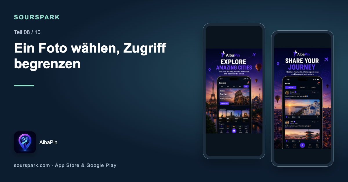 Braucht die Auswahl eines Fotos Zugriff auf die ganze Galerie? Der Fall AlbaPin