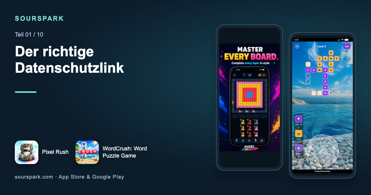 Google Play: Warum ein Link zur Startseite als Datenschutzerklärung nicht reichte