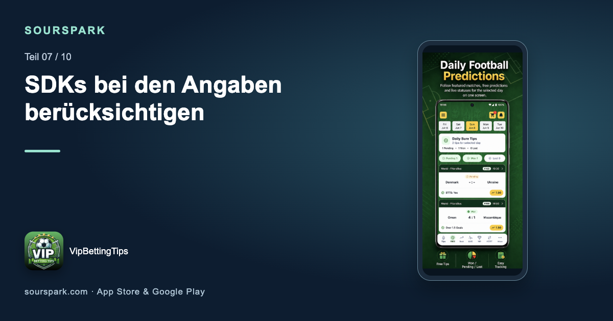 Sind Ihre Datensicherheitsangaben vollständig? SDKs gehören dazu