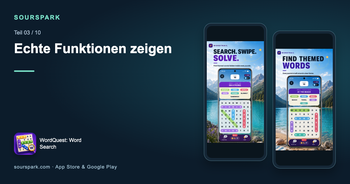 Warum „das beste Spiel“ auf Google-Play-Screenshots riskant ist