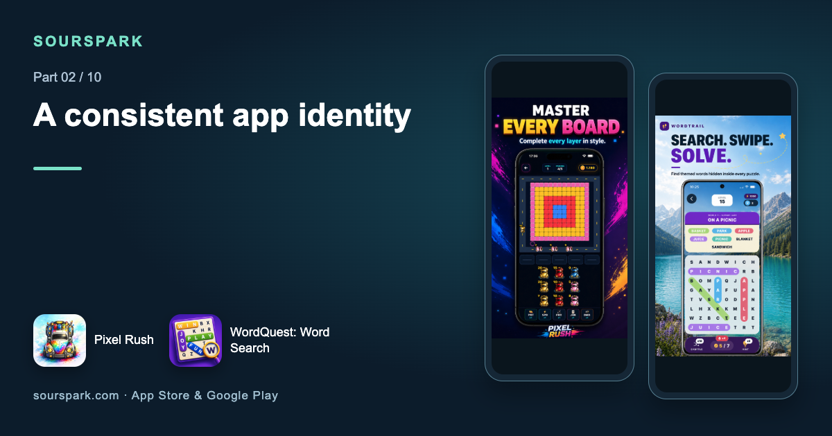 What happens when the store icon differs from the icon on the phone?