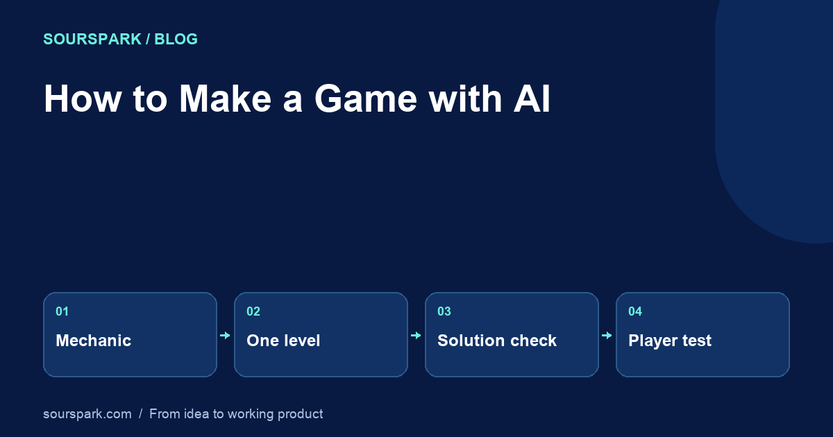 How to Make a Game with AI: Your First Playable Prototype