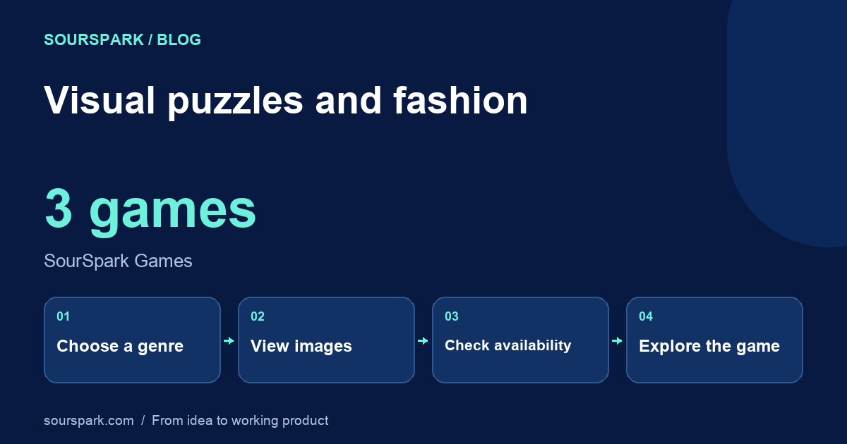 Visual puzzles and fashion