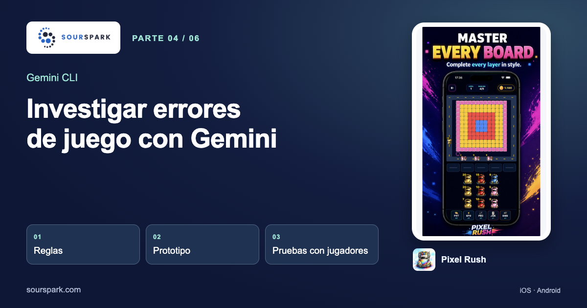 Encontrar y corregir errores de juego con Gemini
