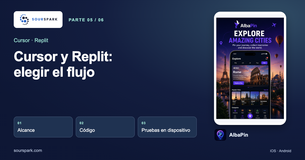 Crear aplicaciones móviles con Cursor y Replit