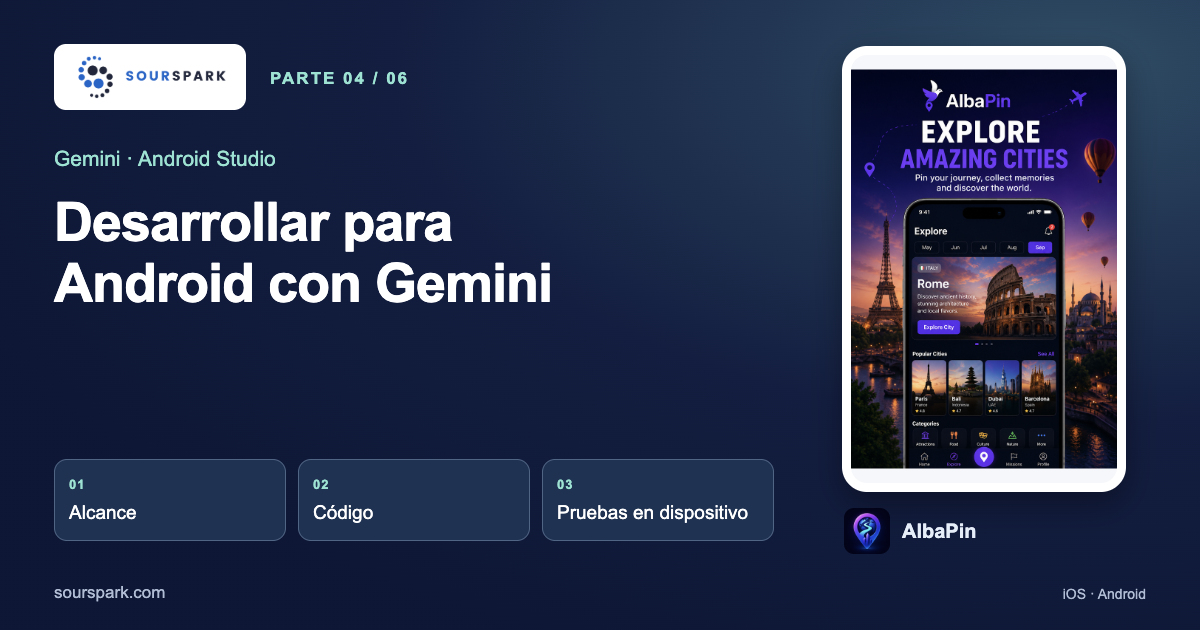 Crear aplicaciones con Gemini en Android Studio