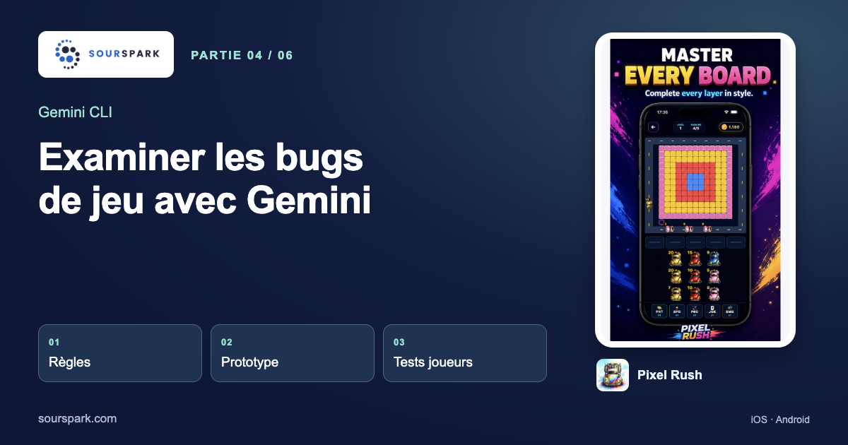 Trouver et corriger les bugs de jeu avec Gemini