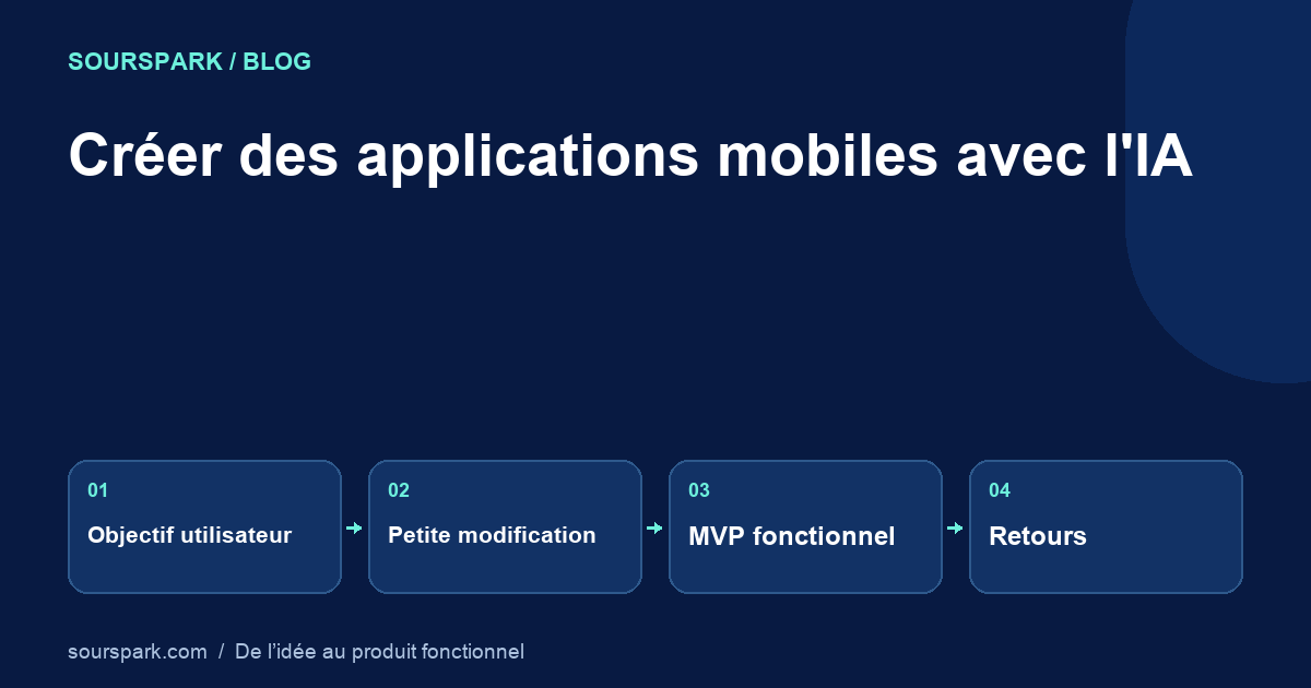 Créer des applications mobiles avec l'IA : un plan MVP pratique