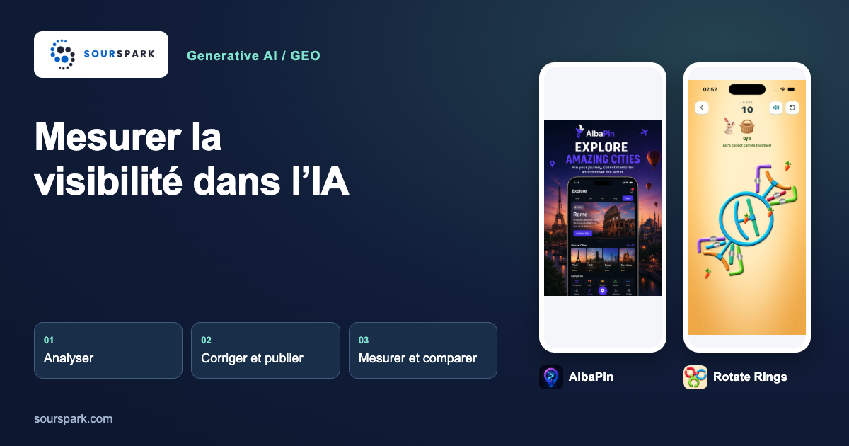 Rapport GEO : mesurer citations IA, indexation et trafic