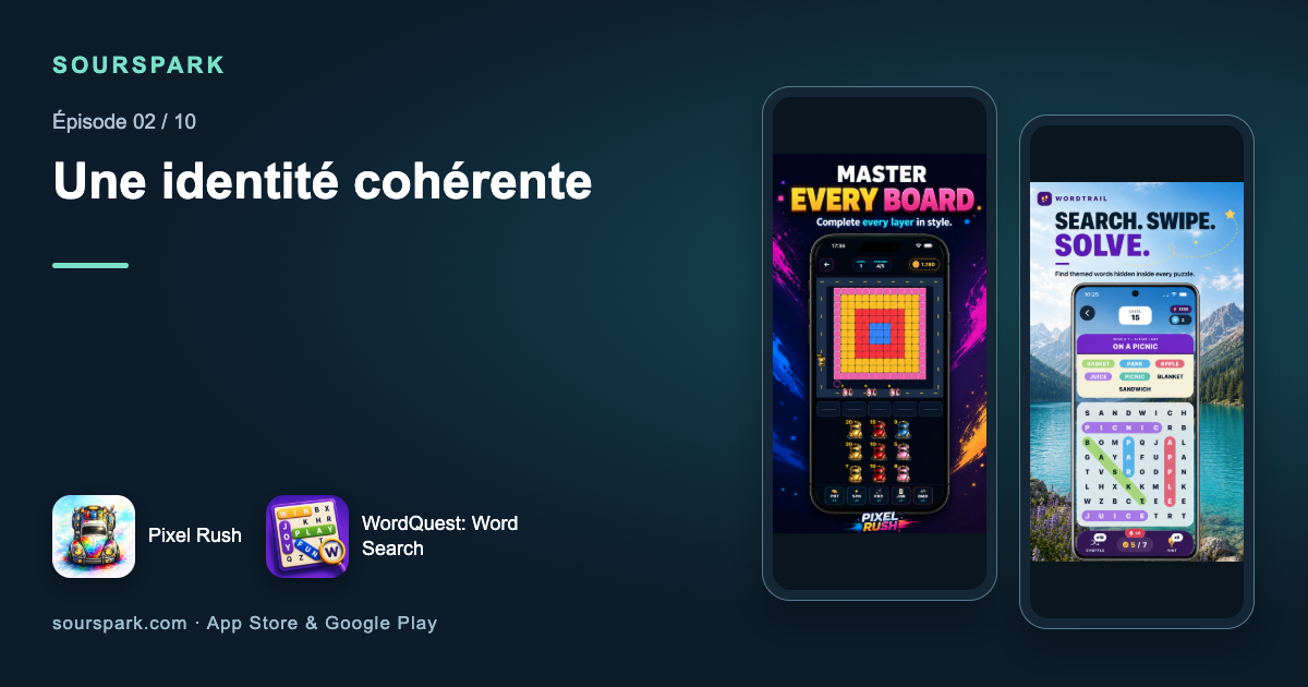 Que se passe-t-il si l’icône du magasin diffère de celle du téléphone ?