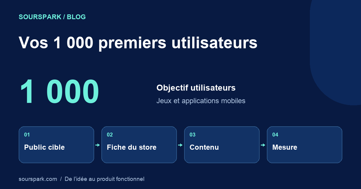 Comment obtenir ses 1 000 premiers utilisateurs pour une application ou un jeu mobile
