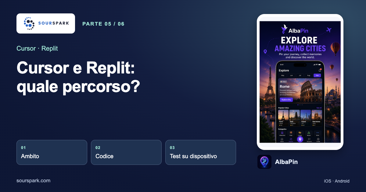 Creare app mobile con Cursor e Replit