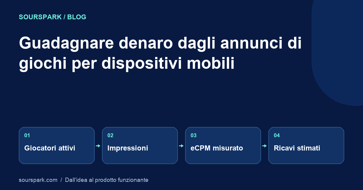 Guadagnare denaro dagli annunci di giochi per dispositivi mobili: modelli e misurazioni