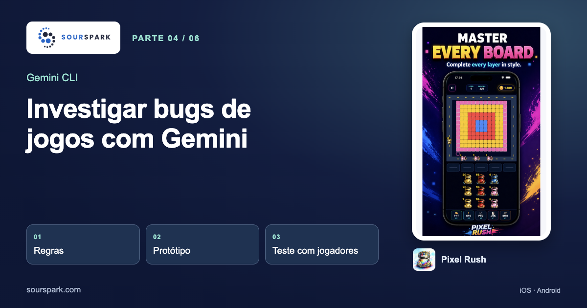 Encontrar e corrigir bugs de jogos com Gemini