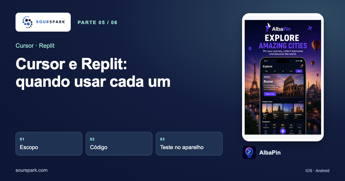 Criar aplicativos mobile com Cursor e Replit