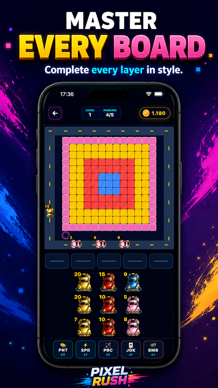 Pixel Rush: Parking Puzzle store image 2