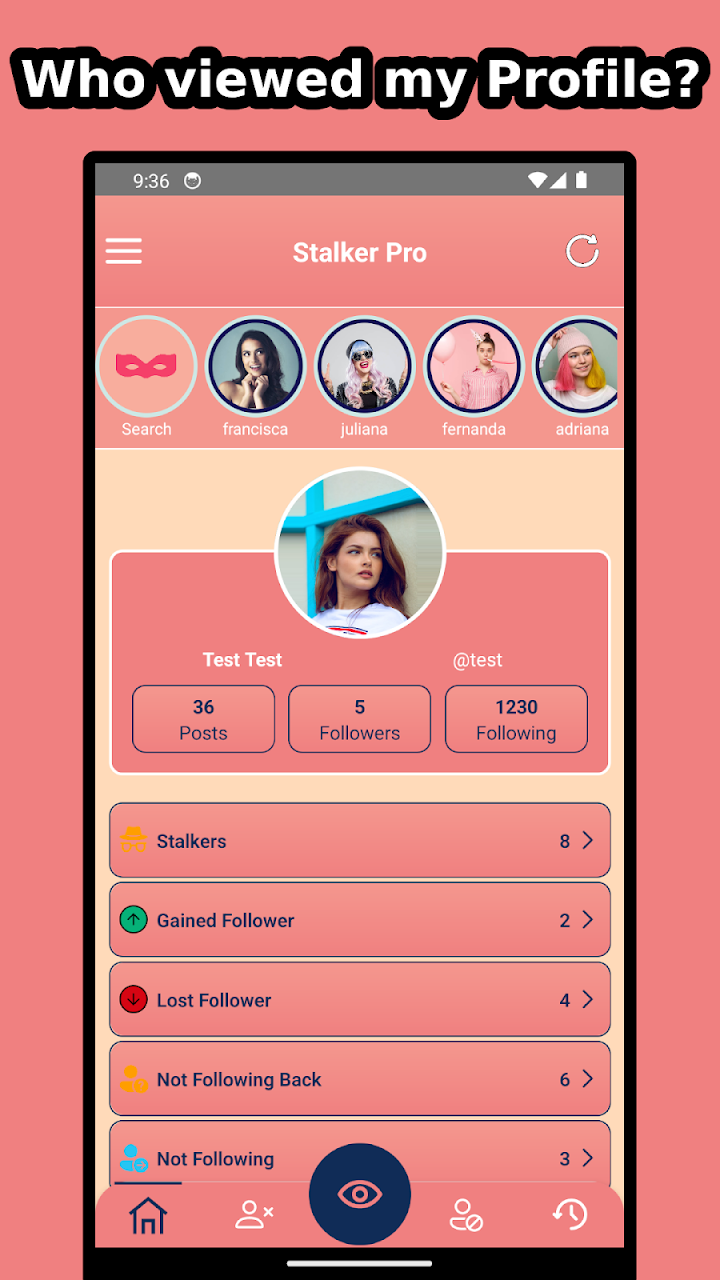 Stalker Analyze Reports: Follower Analysis store image 2